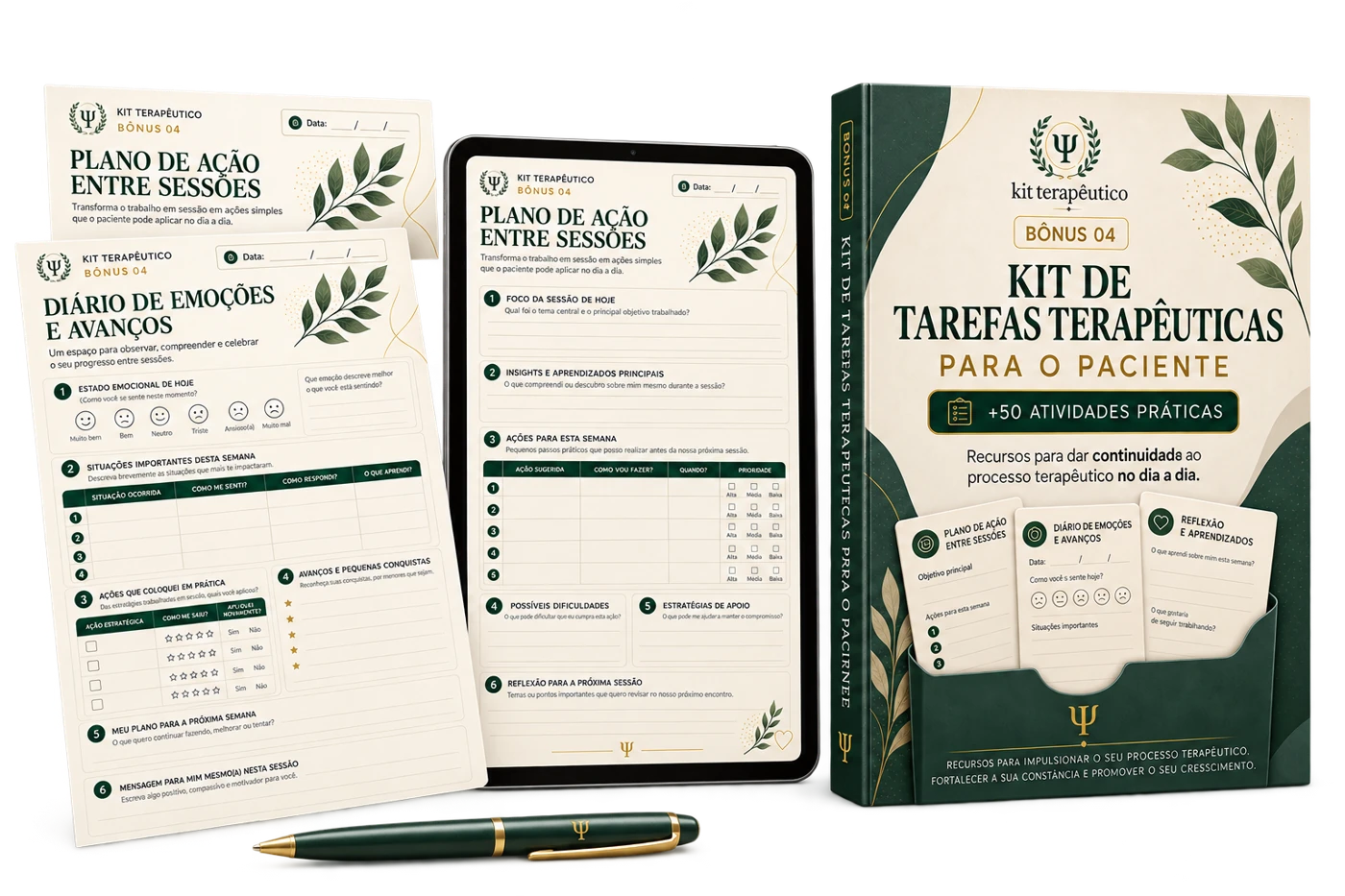Kit de Tarefas Terapêuticas para o Paciente